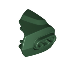 LEGO Vert foncé Hero Factory Armor avec Douille à rotule Taille 3 (10498 / 90641)
