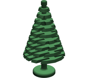LEGO Dark Green Large Pine Tree 4 x 4 x 6 2/3 (3471)