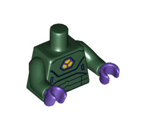 LEGO Dark Green Lex Luthor with Battle Armor Torso (973 / 76382)