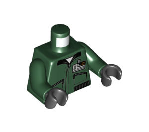 LEGO Dark Green Lexcorp Henchman with Minifig Torso (973 / 76382)