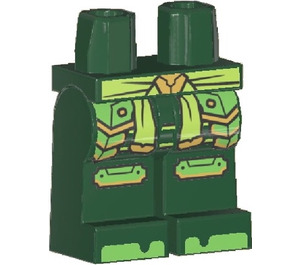 LEGO Verde scuro Lloyd Gambe (73200 / 105540)