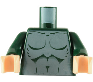 LEGO Dark Green Merman Torso (973)