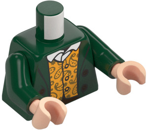 LEGO Dark Green Merry with Medium Dark Flesh Hair Minifig Torso (973 / 76382)