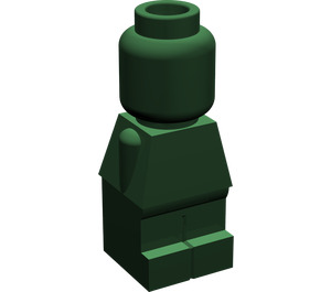 LEGO Donkergroen Microfig (85863)