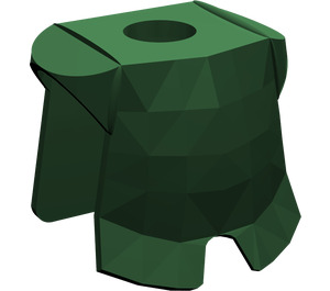 LEGO Dark Green Minifig Armour Plate (2587 / 33468)
