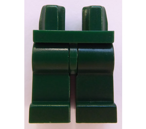 LEGO Donkergroen Minifigure Heupen met Dark Green Poten (3815 / 73200)