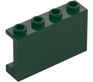 LEGO Dark Green Panel 1 x 4 x 2 (14718)