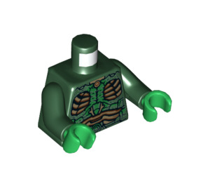 LEGO Dark Green Parademon with Dark Green Armor and Minifig Torso (973 / 76382)