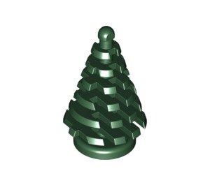 LEGO Vert foncé Pine Arbre (Petit) 3 x 3 x 4 (2435)