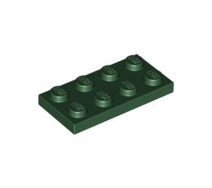 LEGO Dark Green Plate 2 x 4 (3020)