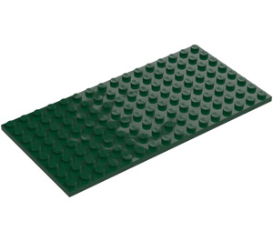 LEGO Dark Green Plate 8 x 16 (92438)