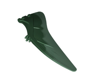 LEGO Dark Green Pteranodon Wing Left (98088)