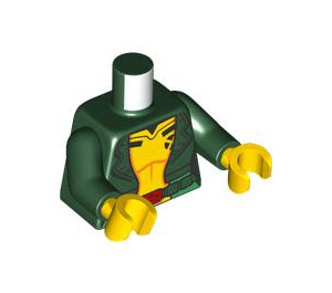 LEGO Dark Green Rogue Minifig Torso (973 / 76382)