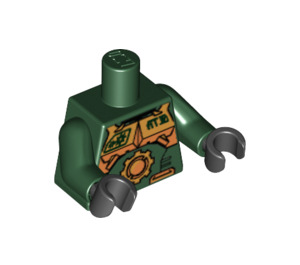 LEGO Dark Green Ryo Torso (973 / 76382)