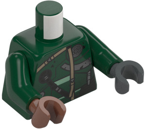 LEGO Dunkelgrün Saw Gerrera Torso (973)