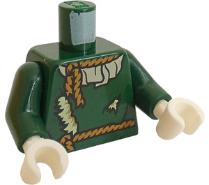 LEGO Vert Foncé Scarecrow Minifigurine Torse (973 / 76382)