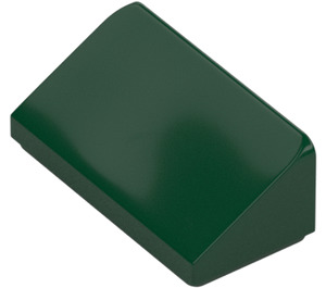 LEGO Dark Green Slope 1 x 2 (31°) (85984)