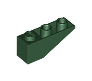 LEGO Vert foncé Pente 1 x 3 (25°) Inversé (4287)