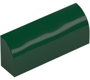 LEGO Dark Green Slope 1 x 4 Curved (6191 / 10314)