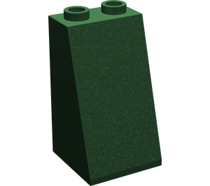 LEGO Dark Green Slope 2 x 2 x 3 (75°) Hollow Studs, Smooth (3684 / 30499)