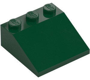 LEGO Dark Green Slope 3 x 3 (25°) (4161)