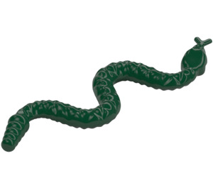 LEGO Dark Green Snake with Texture (30115)