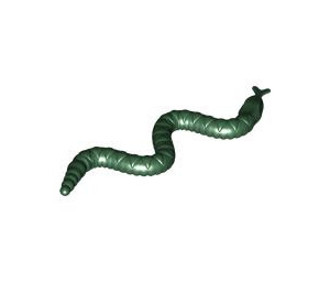 LEGO Dark Green Snake with Texture (30115)
