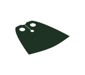 LEGO Dark Green Standard Cape with Regular Starched Texture (20458 / 50231)