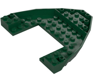 LEGO Mørk grønn Stern 12 x 10 (47404)