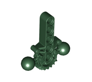 LEGO Vert Foncé Technic Bionicle Hanche Joint avec Faisceau 5 (47306)