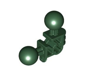 LEGO Dark Green Technic Bionicle Leg 3 x 3 with 2 Ball Joints (47300)