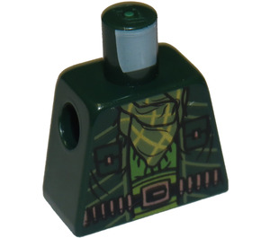 LEGO Dark Green The Mandarin Torso without Arms (973)