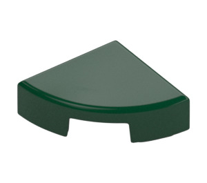 LEGO Dark Green Tile 1 x 1 Quarter Circle (25269 / 84411)