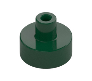 LEGO Dark Green Tile 1 x 1 Round with Hollow Bar (20482 / 31561)