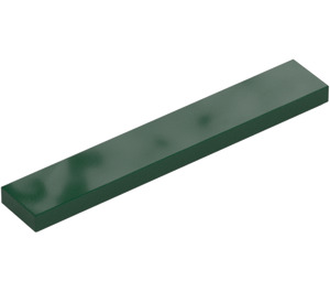 LEGO Dark Green Tile 1 x 6 (6636)