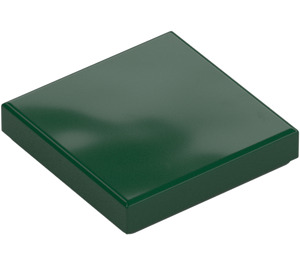 LEGO Dark Green Tile 2 x 2 with Groove (3068 / 88409)