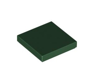 LEGO Dark Green Tile 2 x 2 with Groove (3068 / 88409)