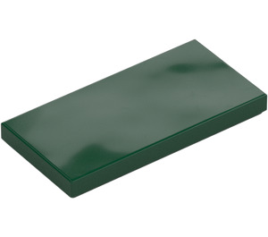 LEGO Dark Green Tile 2 x 4 (87079)