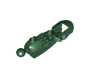 LEGO Vert foncé Toa Upper Jambe / Knee Armor avec Balle Joints (53548)