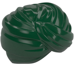 LEGO Dark Green Turban without Hole (18822 / 86224)