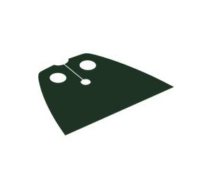 LEGO Dark Green Very Short Cape with Standard Fabric (20963 / 99464)