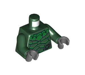 LEGO Dark Green Vulture Minifig Torso (973 / 76382)