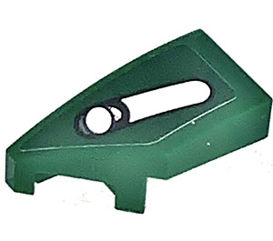 LEGO Dark Green Wedge 1 x 2 Left with Austin Mini S Rally Frontlight Left Sticker (29120)