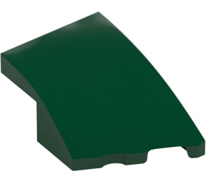 LEGO Dark Green Wedge 2 x 3 Right (80178)