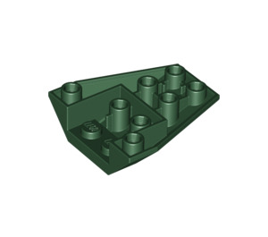 LEGO Dark Green Wedge 4 x 4 Triple Inverted with Reinforced Studs (13349)