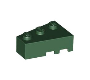 LEGO Vert foncé Coin Brique 3 x 2 La gauche (6565)