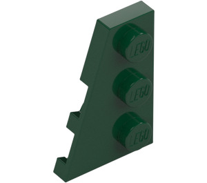 LEGO Dark Green Wedge Plate 2 x 3 Wing Left (43723)