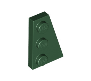 LEGO Dark Green Wedge Plate 2 x 3 Wing Right  (43722)