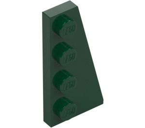 LEGO Dark Green Wedge Plate 2 x 4 Wing Right (41769)