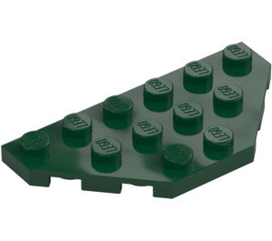 LEGO Dunkelgrün Keil Platte 3 x 6 mit 45º Ecken (2419 / 43127)